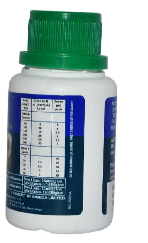 ALBENDAZOLE 10%   40MLS
