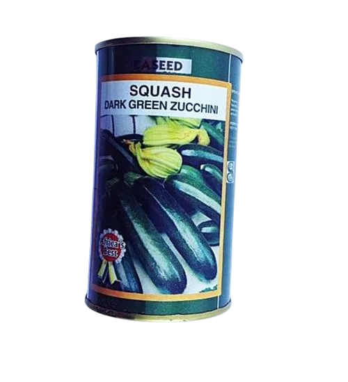 SQUASH DARK GREEN ZUCCHINI 25GMS EA