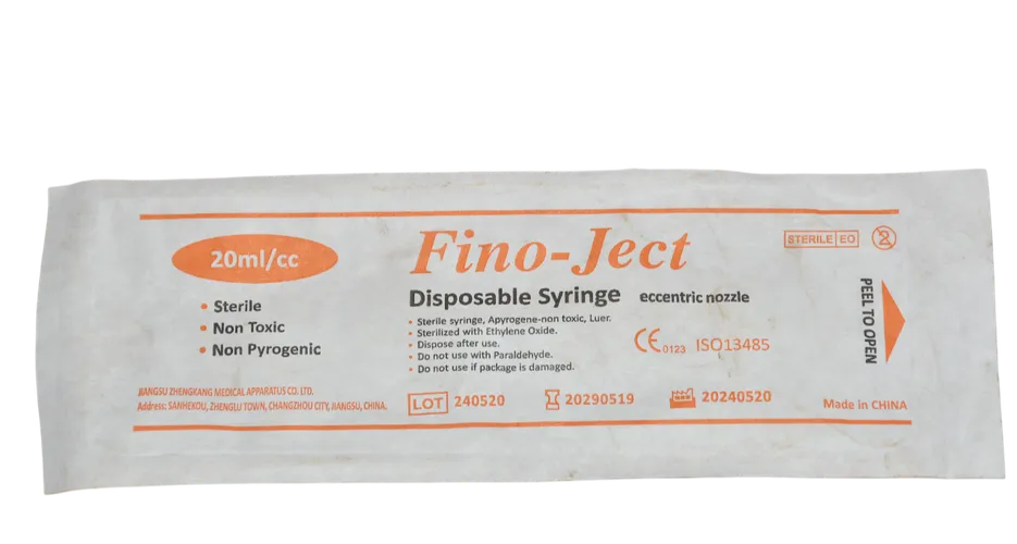 DISPOSABLE SYRINGES 20CC MED