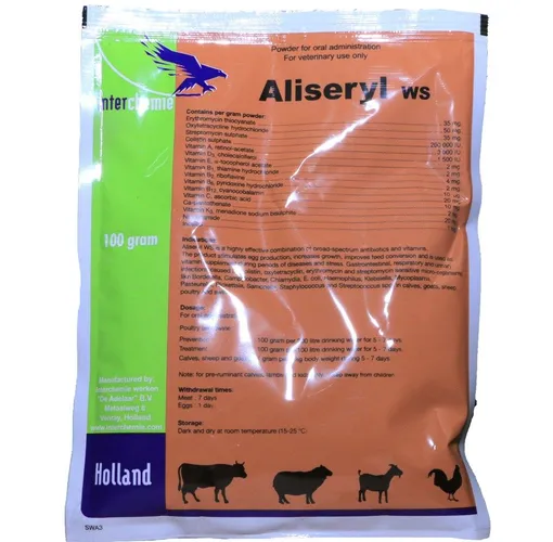 POULTRY ANTIBIOTIC ALISERYL 100GMS (OXYTETRACYCLINE)