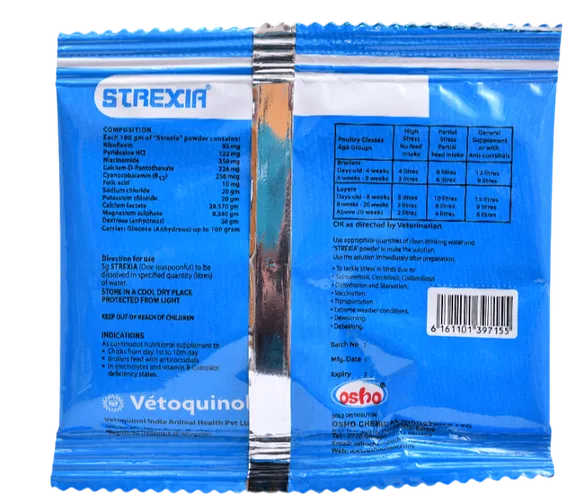 POULTRY VITAMIN STREXIA 30GMS OSHO