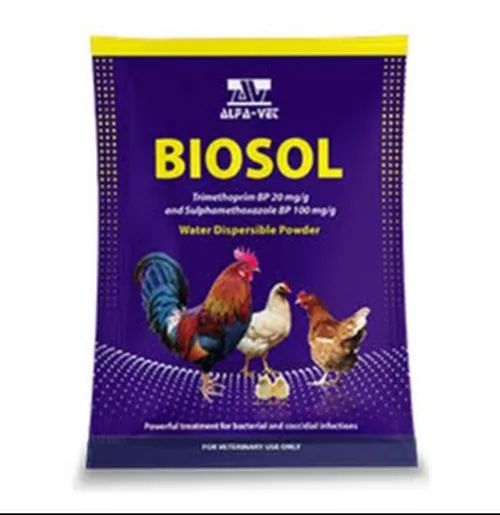 POULTRY ANTIBIOTIC BIOSOL 25GMS SULPHUR