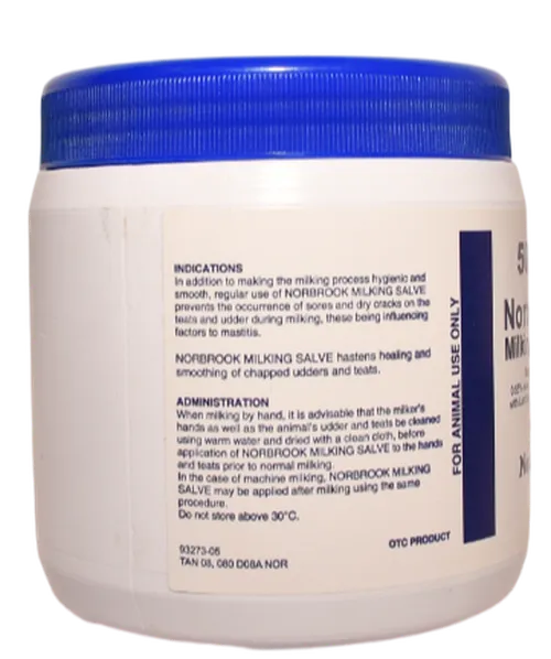 MILKING SALVE 500GM NORBROOK