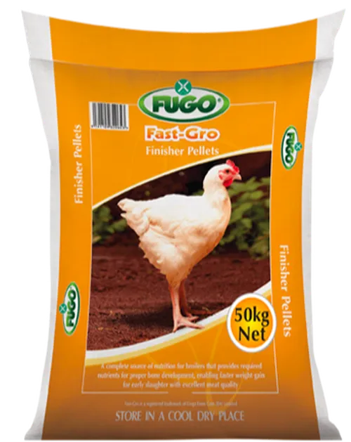 BROILER FINISHER PELLETS 50KG UNGA