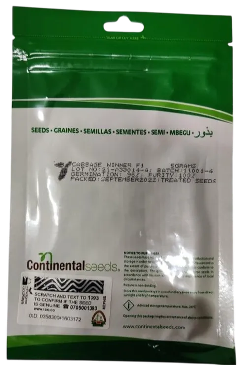 CABBAGE WINNER F1   5GMS CONTI