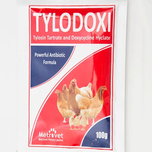 POULTRY ANTIBIOTIC TYLODOXI 100GMS TYLOSIN METROVET