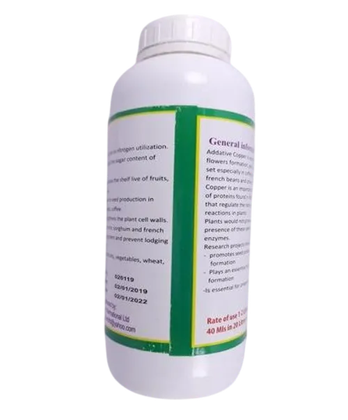 ADDATIVE LIQUID COPPER 12% 500MLS