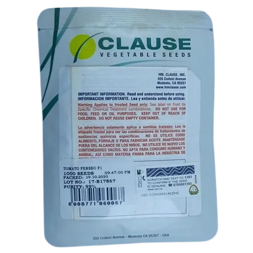 TOMATO PERSEO F1 1000SDS CLAUSE