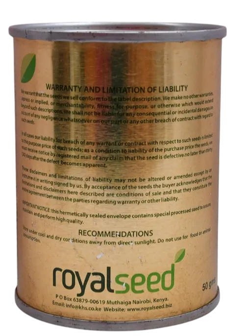 COLLARDS 50GMS ROYAL SEED