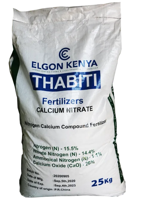 CALCIUM NITRATE 25KGSSOLUTE ELGON