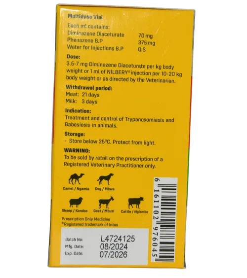 NILBERY INJECTION 90ML DIMINAZENE