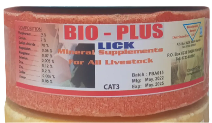 BIO-PLUS MINERAL BRICK 2KG BIO-SCIENCE.