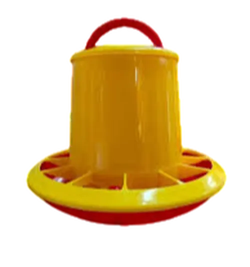 POULTRY FEEDER  5KGS YELLOW/RED RWARE