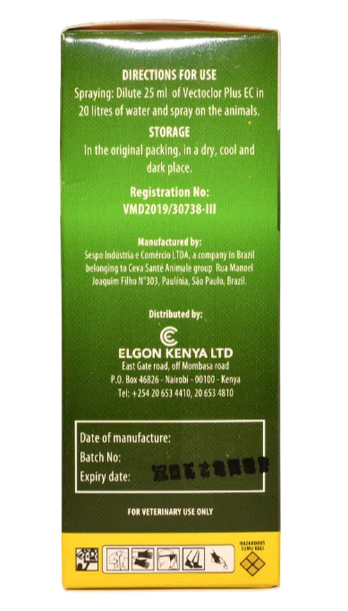 VECTOCLOR PLUS 100ML CYPERMETHRIN/CHLORPYRIFOS