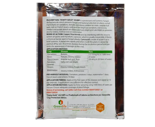 TRINITY GOLD 452WP 100GMS