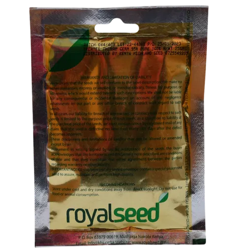 BUTTERNUT WALTHAM 50GMS ROYAL SEED