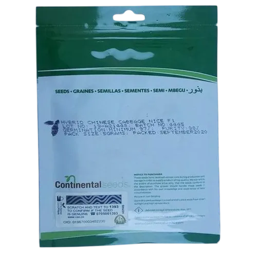 CABBAGE NICE F1  5GMS CONTIN CHINESE