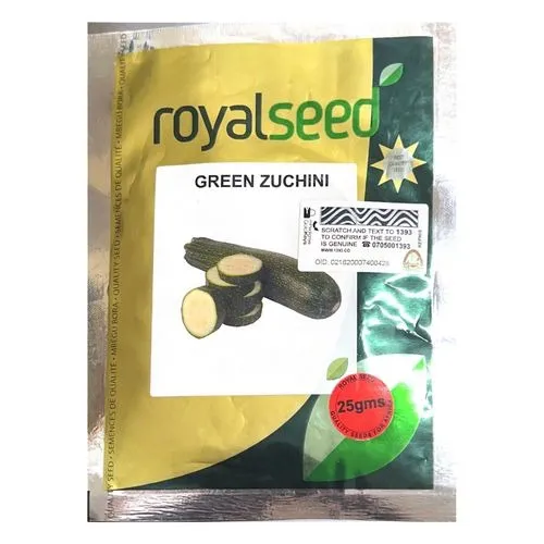 GREEN ZUCHINNI 10GMS ROYAL SEED (SQUASH)