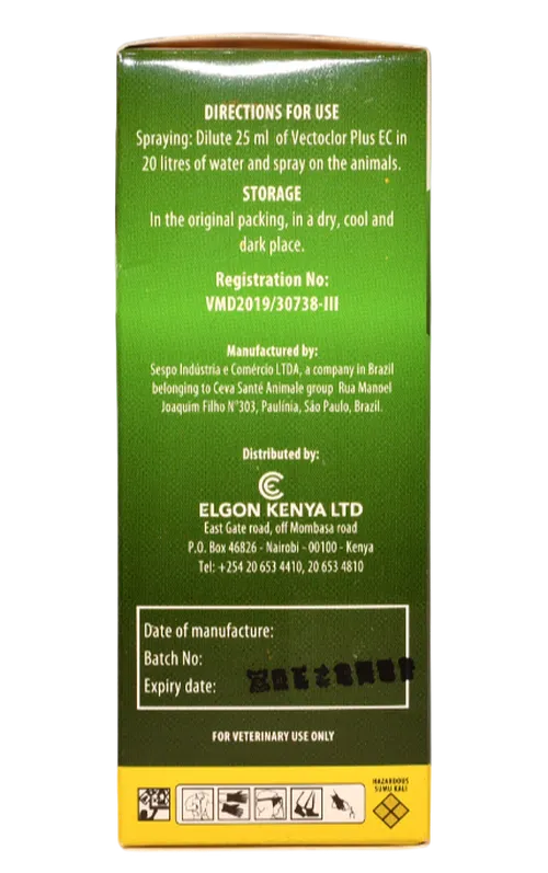 VECTOCLOR PLUS 50ML CYPERMETHRIN/CHLORPYRIFOS