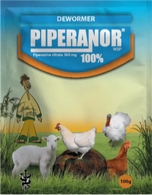 POULTRY DEWORMER PIPERANOR 360 100GMS JUBAILI