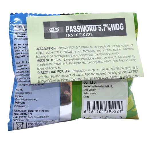 PASSWORD 5.7%WDG 10GMS EMAMECTIN BENZOATE 57g/kg