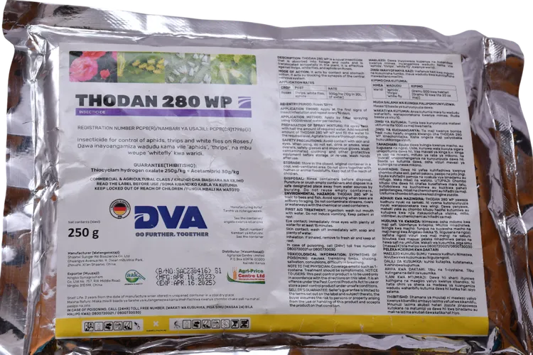 THODAN 280WP 100GMS(thiocyclam hydrogen oxafate 250g/l+acetamiprid 30 g/l)