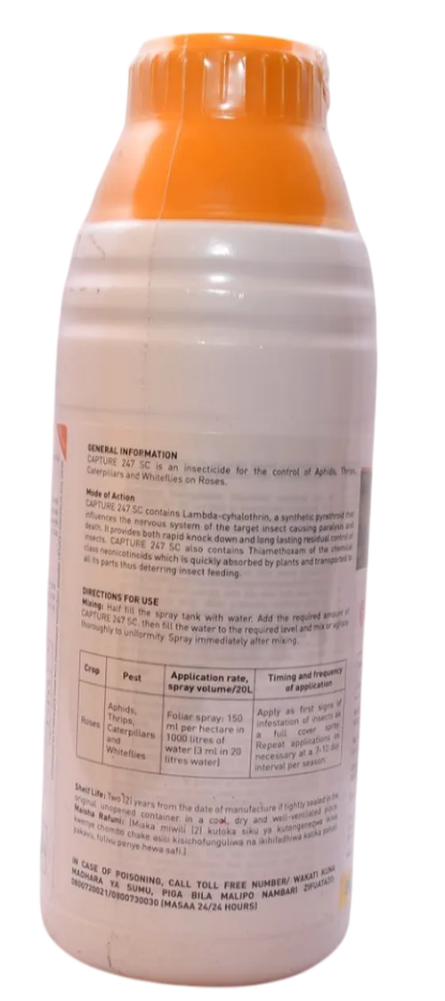 CAPTURE 247 SC 1LTR(LAMBDA-CYHALOTHRIN 106G/L+THIAMETHOXAM 141G/L)