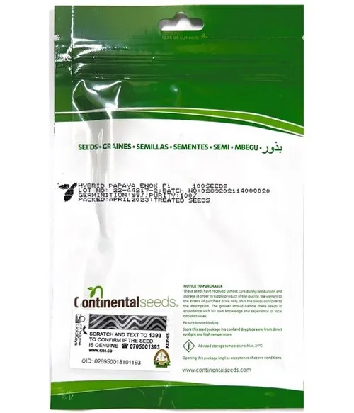 PAWPAW ENOX F1 100 SEEDS CONTI