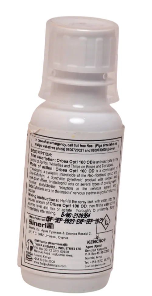 ORBEA OPTI 100 OD 50MLS(IMIDACLOPRID+BETA-CYFLUTHRIN)