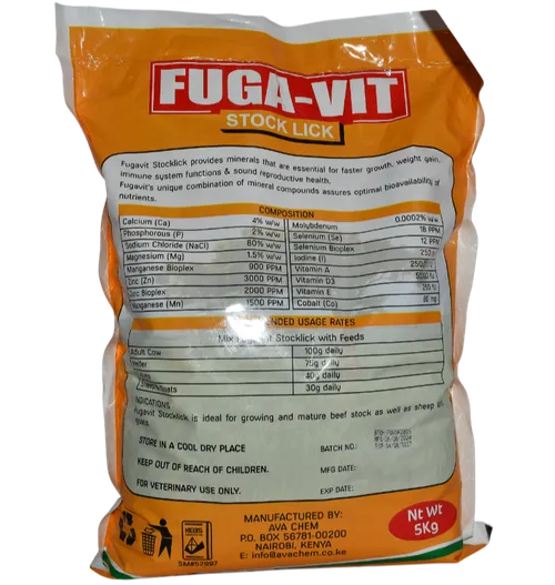 FUGA-VIT STOCK LICK 5KG AVA CHEM