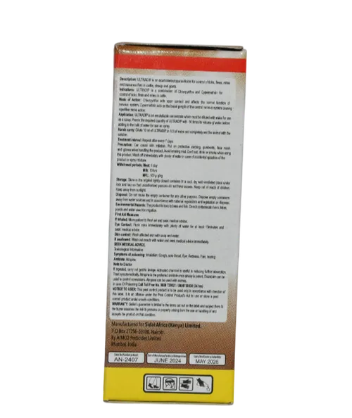 ULTRADIP 20ML CHLORPHRIFOS AND CYPERMETHRIN