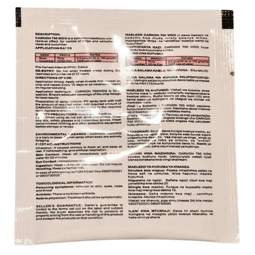 CARNON 700WDG 5GMS ACETAMIPRID 700G/KG