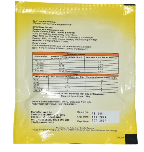 TRUCYCLINE 20WSP 30GMS TRUVET