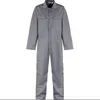 BRANDED ISO TWILL OVERALL GREY LARGE