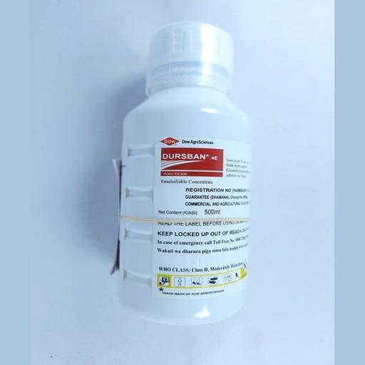 CHLORPYRIFOS DURSBAN 500MLS