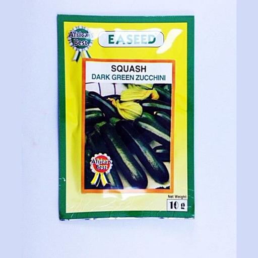SQUASH DARK GREEN ZUCCHINI 10GM EA
