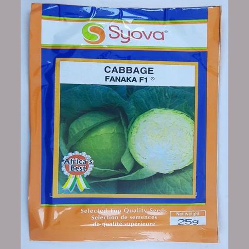CABBAGE FANAKA F1 25GM