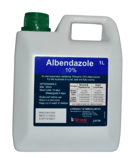 ALBENDAZOLE 10% 1LITRE